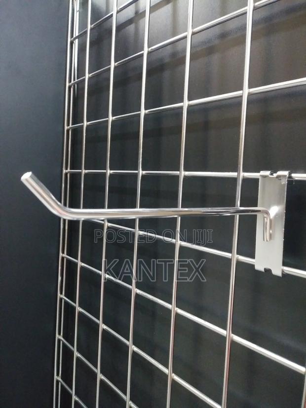Generic Stainless Steel 8”Inch Wire Grid/Wire Mesh Hooks - thumbnail 2