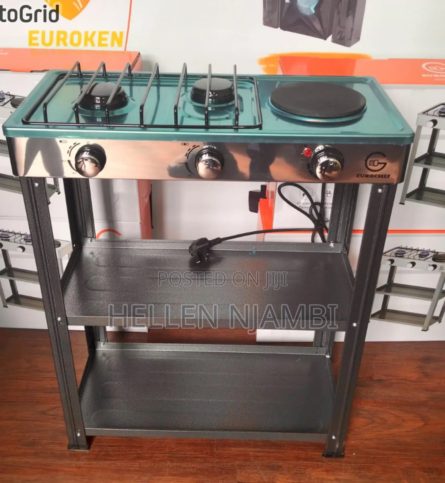 Eurochef Deluxe Gas Stove (Model: EC-6073 2+1)