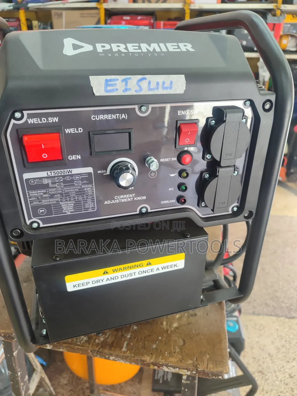 Petrol Engine-Driven Generator + Welding Machine (Welder-Generator).