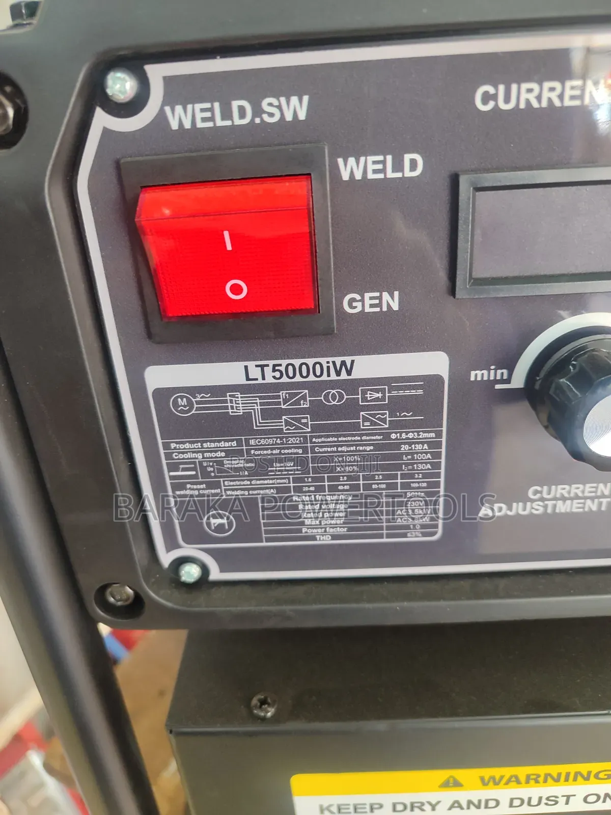 Petrol Engine-Driven Generator + Welding Machine (Welder-Generator).