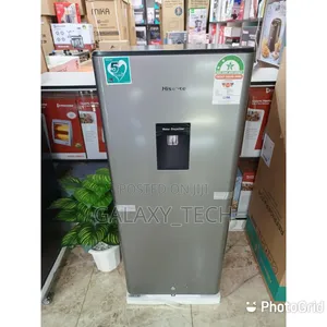Hisense 176L Single Door Fridge With Water Dispenser - Silver