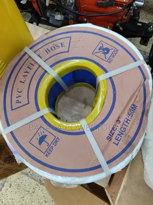 This Is a 3-Inch PVC Layflat Water Discharge Hose.