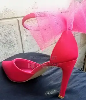 Pink Zaba Bow Stiletto