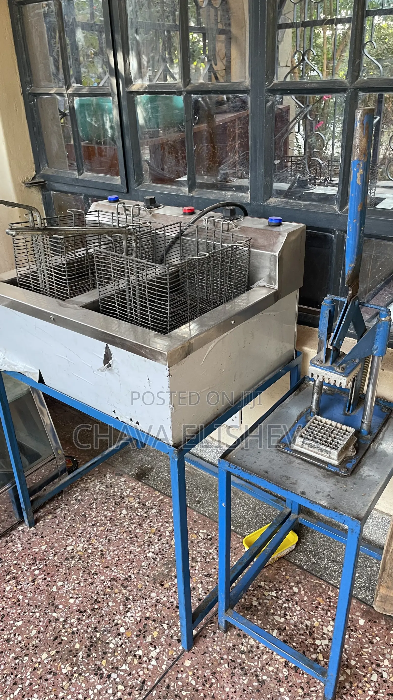 Fryer,chips Cutter,display