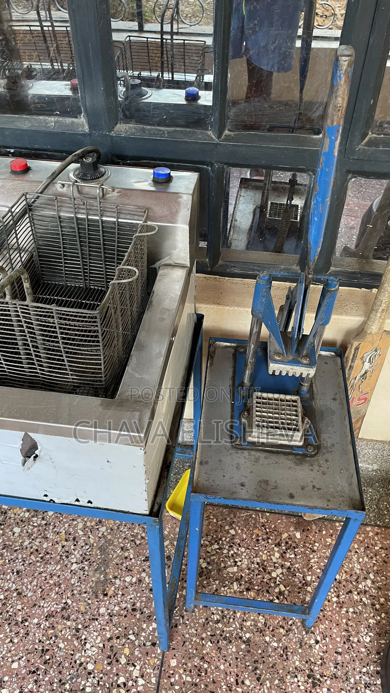Fryer,chips Cutter,display
