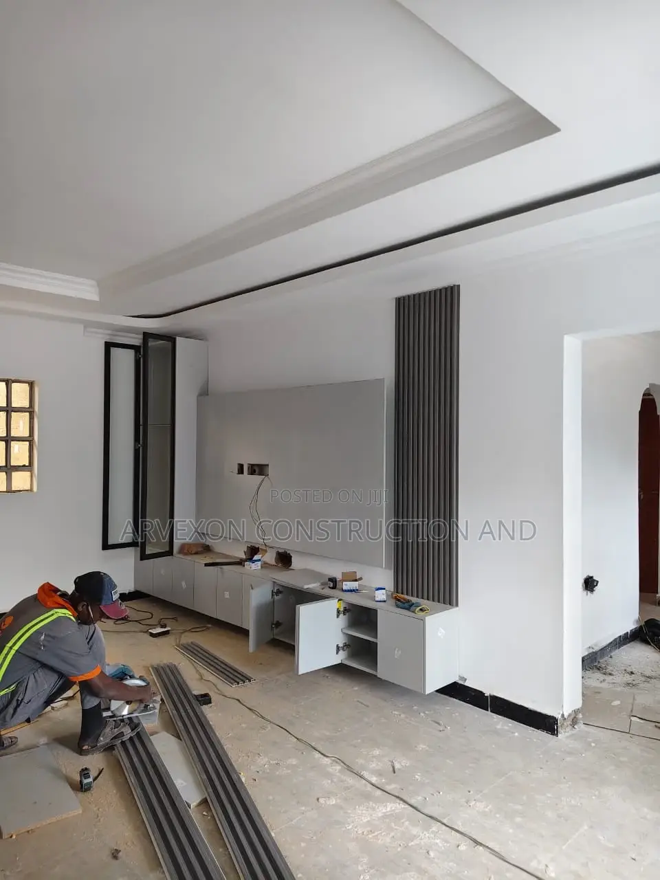 Custom TV Wall Unit & Modern TV Cabinet Installation