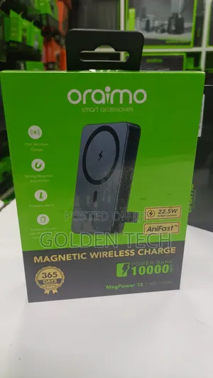 Oraimo MagPower 15 Oraimo MagPower 15 10000mAh Wireless Power Bank