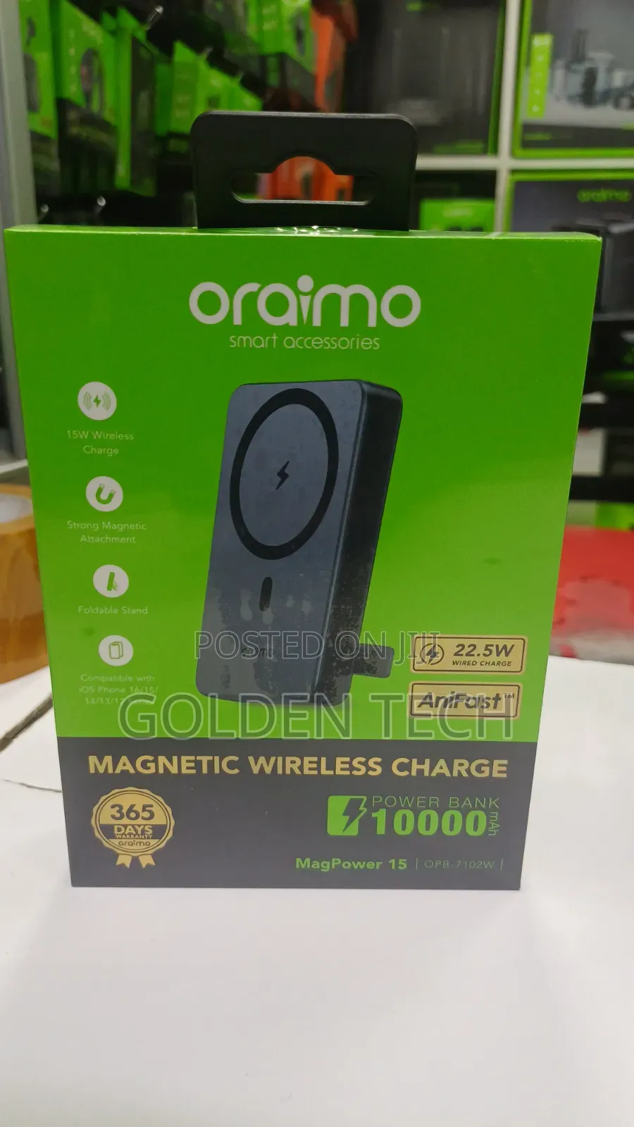 Oraimo MagPower 15 Oraimo MagPower 15 10000mAh Wireless Power Bank
