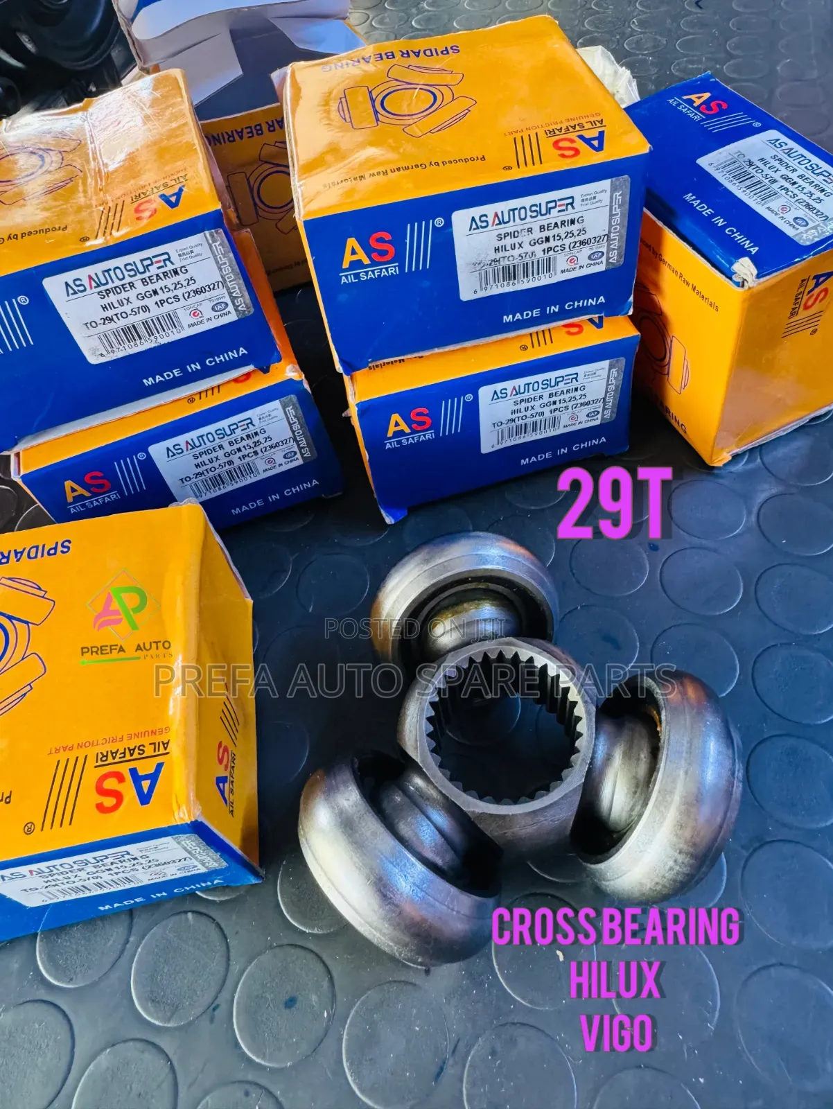 Cv Tripod  Cross Bearing  29t Vigo 22t Vitz