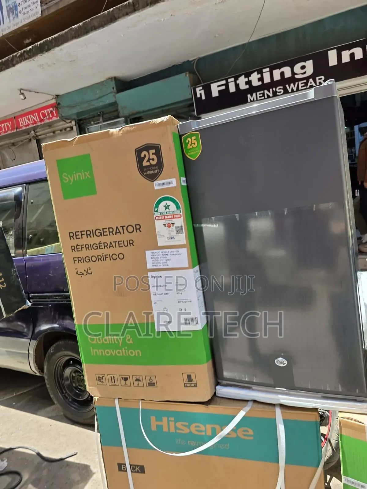 Syinix 90L Energy-Saving Single Door Refrigerator