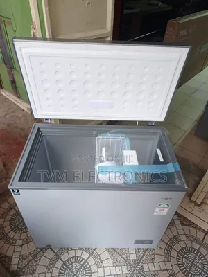 VON VAFC20DHG Chest Freezer - 198L - Grey