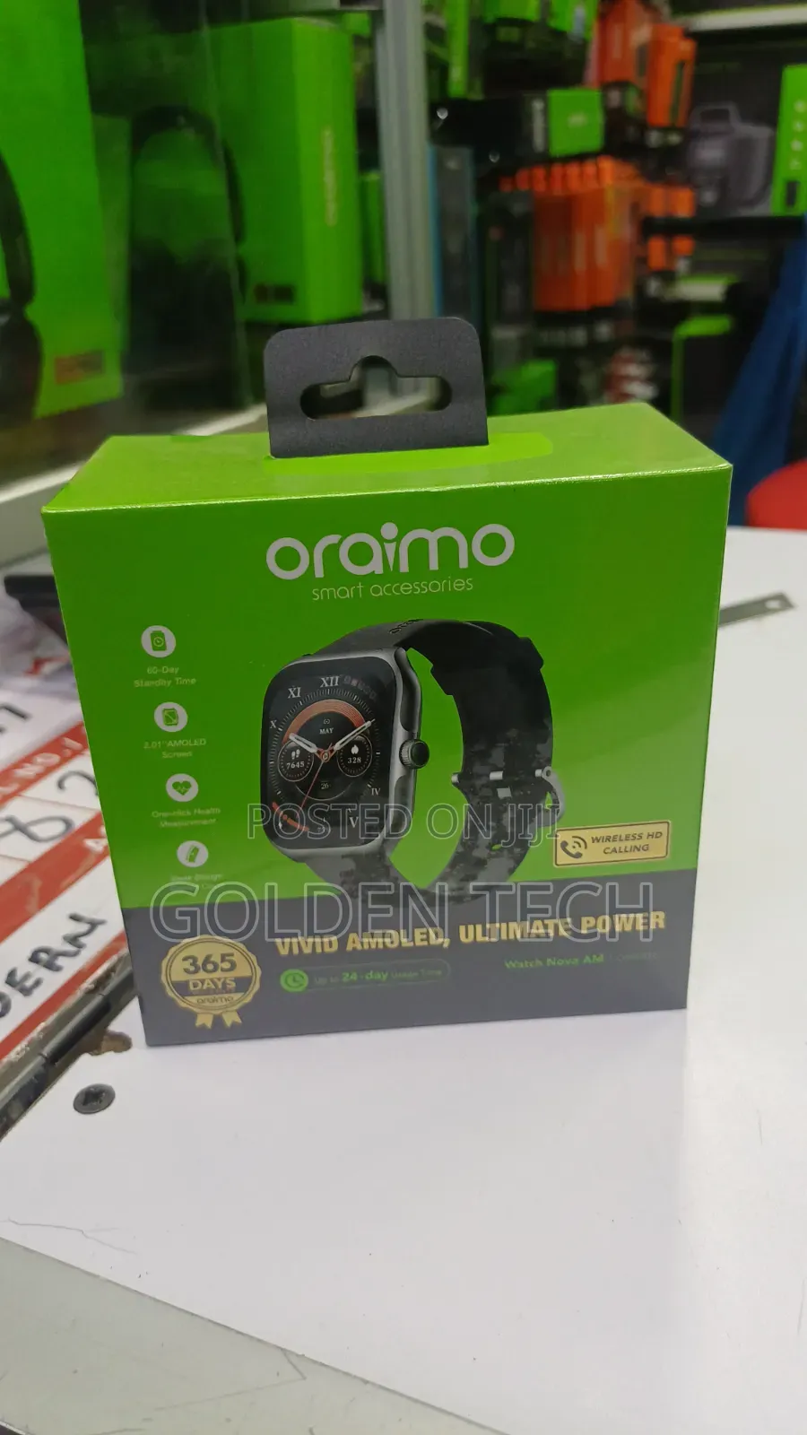 Oraimo OSW-812 2.01" Nova AM Curved Screen Smart Watch