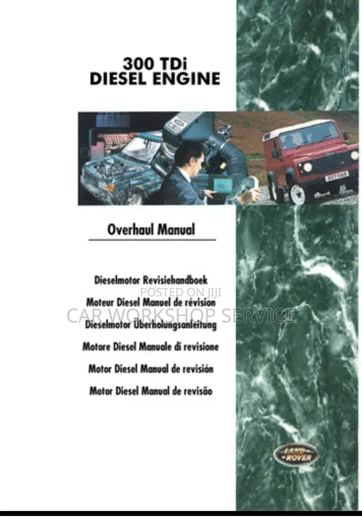 CARS SERVICE MANUAL: 100in1. Landrover BMW Pajero, Golf, Mazda, Benz