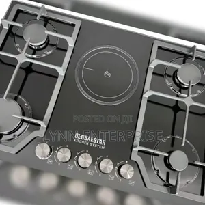 Globalstar 5 Burner GS-5G22 4 Gas+ 1 Electric Stove Hob Inbuilt Cooker