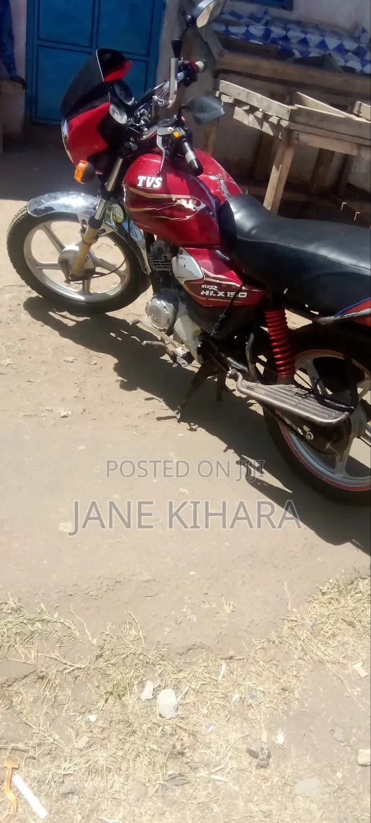 TVS HLX Plus ES 2019 Red