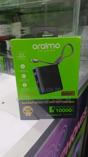 Oraimo PowerNova L11 10000mAh 22.5W Power Bank
.......
