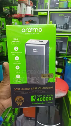 Oraimo PowerNova Q41 35W 40,000mAh Power Bank