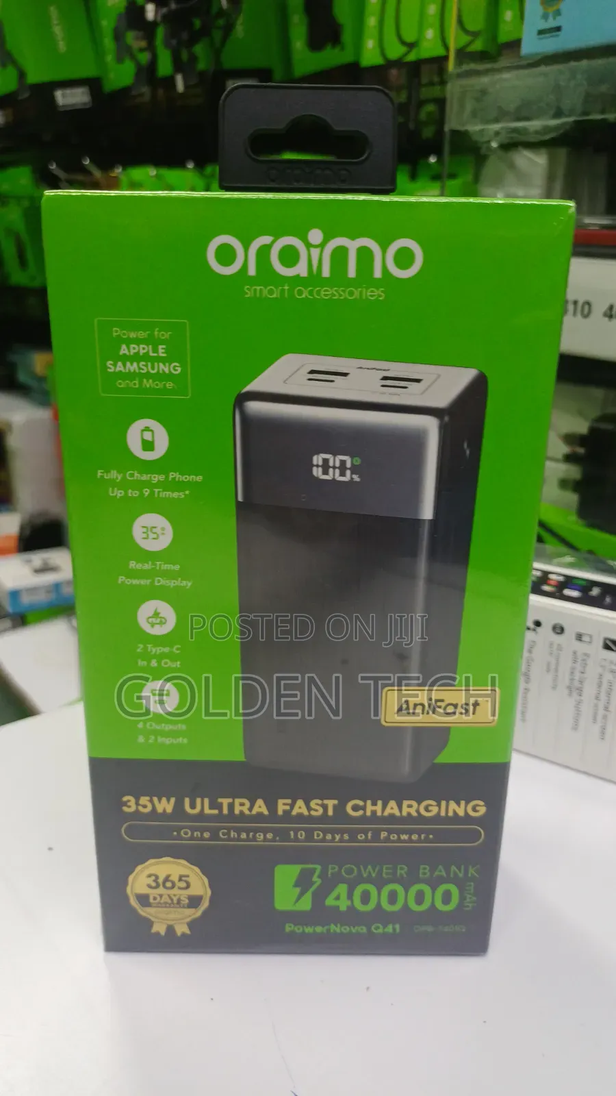 Oraimo PowerNova Q41 35W 40,000mAh Power Bank 35W