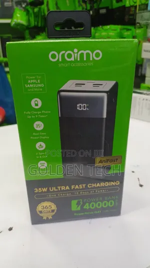 Oraimo PowerNova Q41 35W 40,000mAh Fast Charging Power Bank