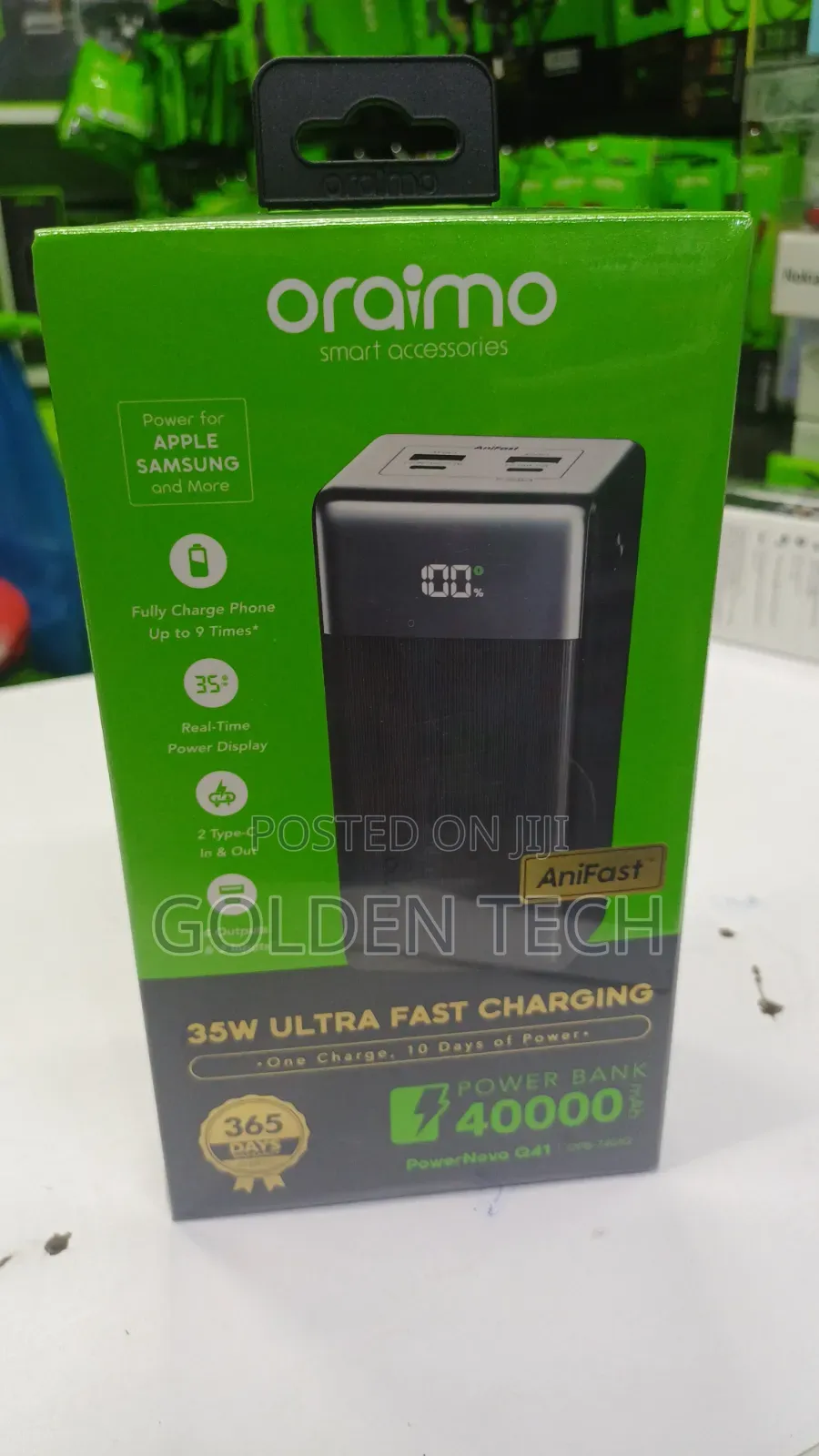 Oraimo PowerNova Q41 35W 40,000mAh Fast Charging Power Bank
