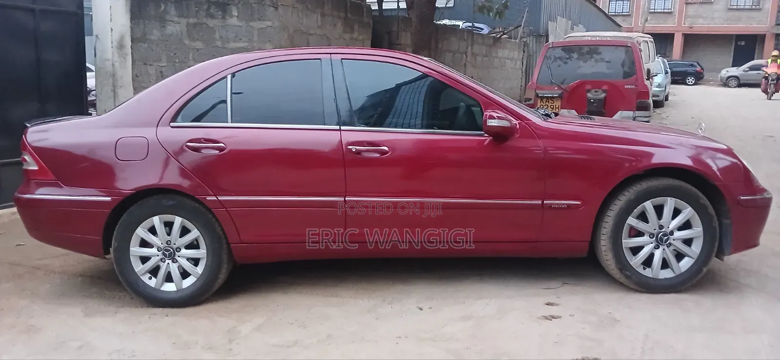 Mercedes-Benz C200 2003 Maroon