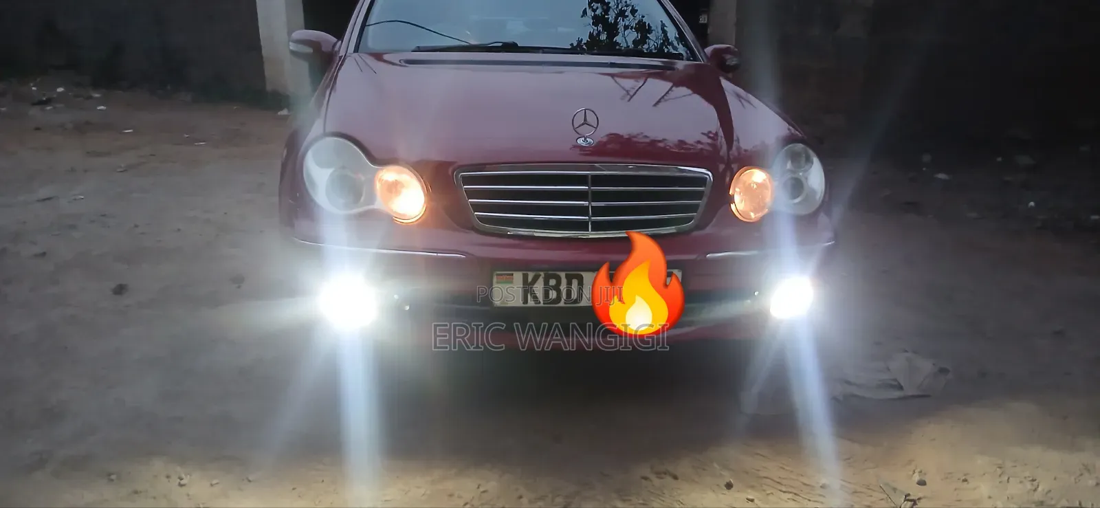 Mercedes-Benz C200 2003 Maroon