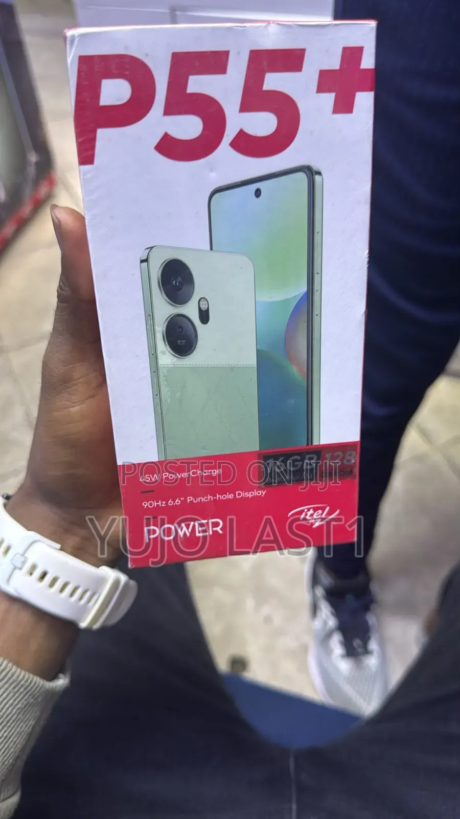 New Itel P55 128 GB Blue