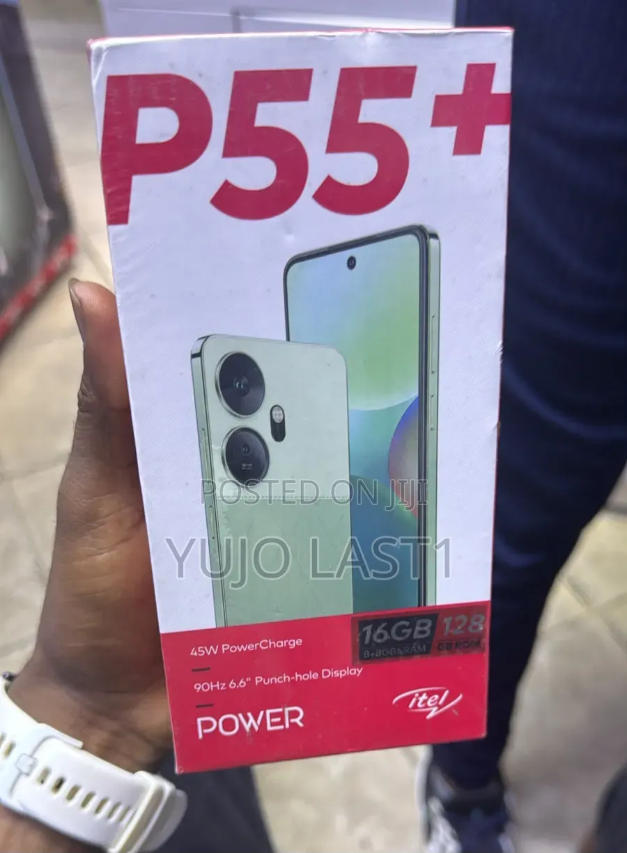 New Itel P55 128 GB Blue