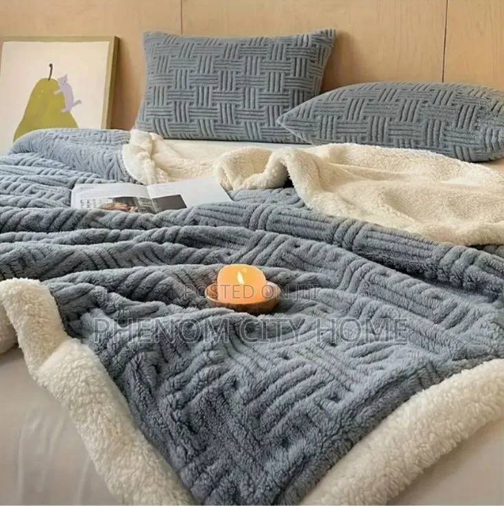Luxury Vintage Sherpa/Fleece Blankets Available