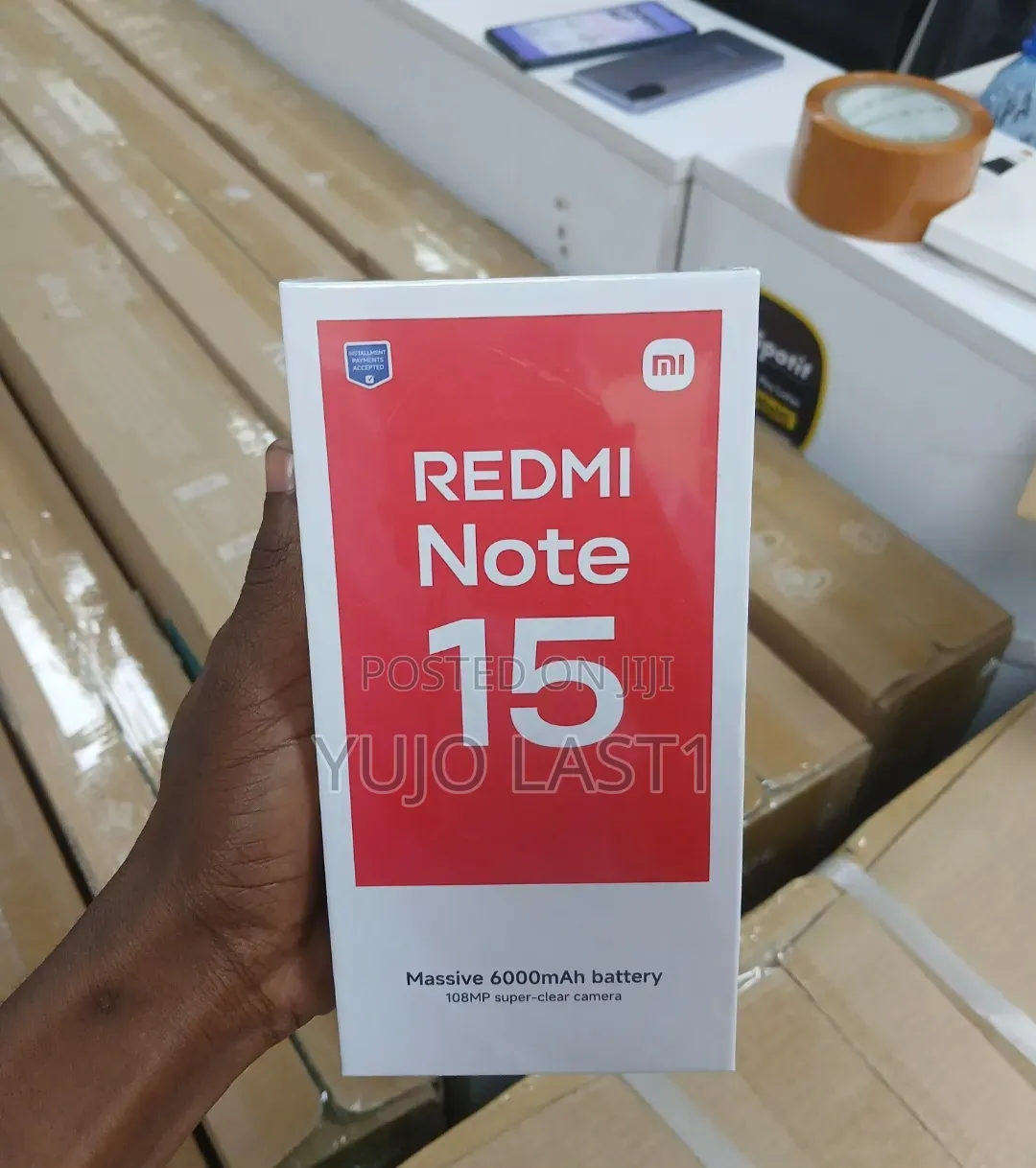 New Xiaomi Redmi Note 15 128 GB Black