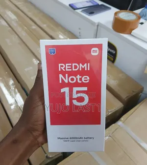 New Xiaomi Redmi Note 15 128 GB Black