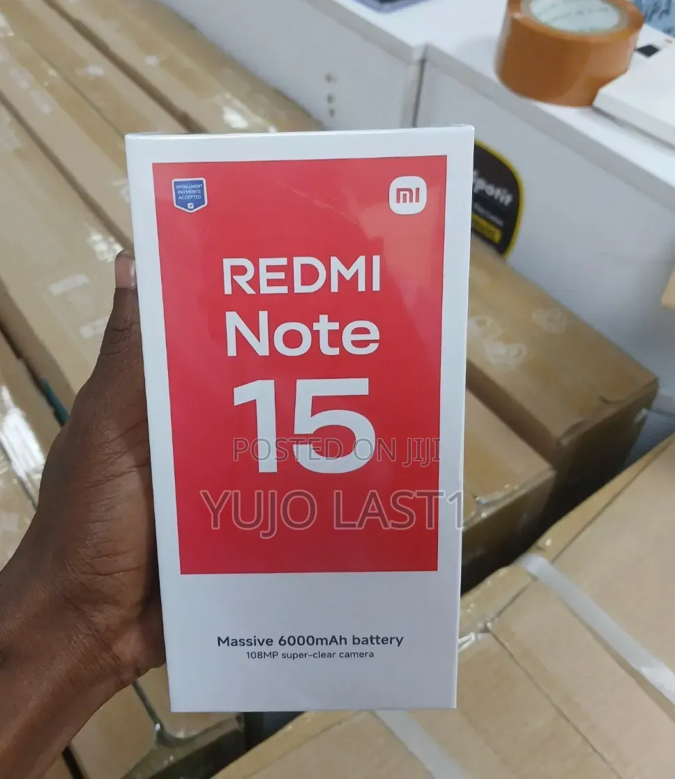 New Xiaomi Redmi Note 15 128 GB Black