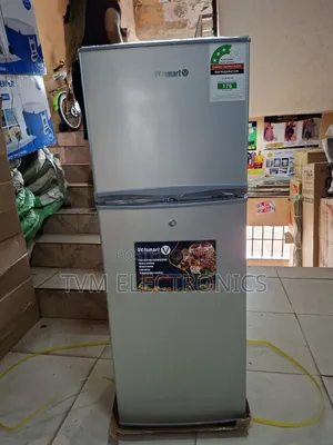 VOLSMART VL-BCD138, 138 Liters Double Door Fridge,Silver