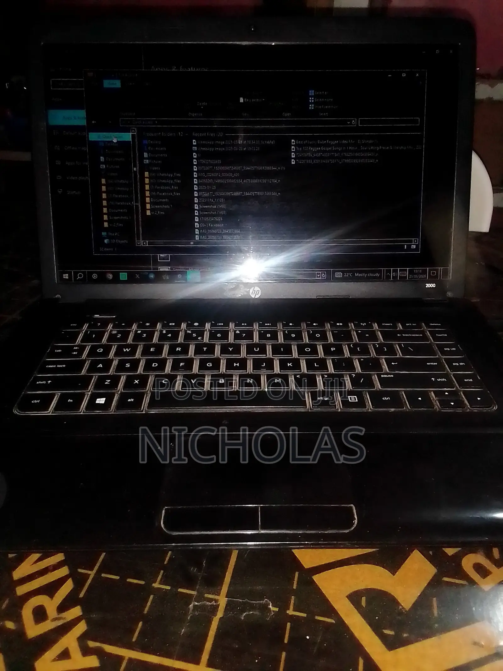 Laptop HP 4GB Intel Pentium HDD 500GB