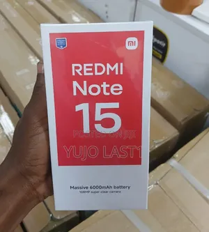 New Xiaomi Redmi Note 15 256 GB Black
