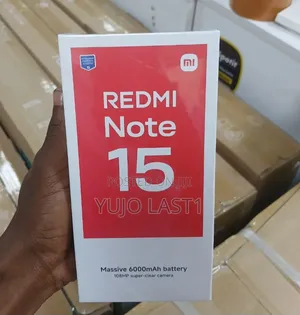 New Xiaomi Redmi Note 15 256 GB Black