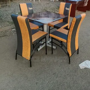 Elegant Branded Restaurant Set, 4 Chairs and a Table..