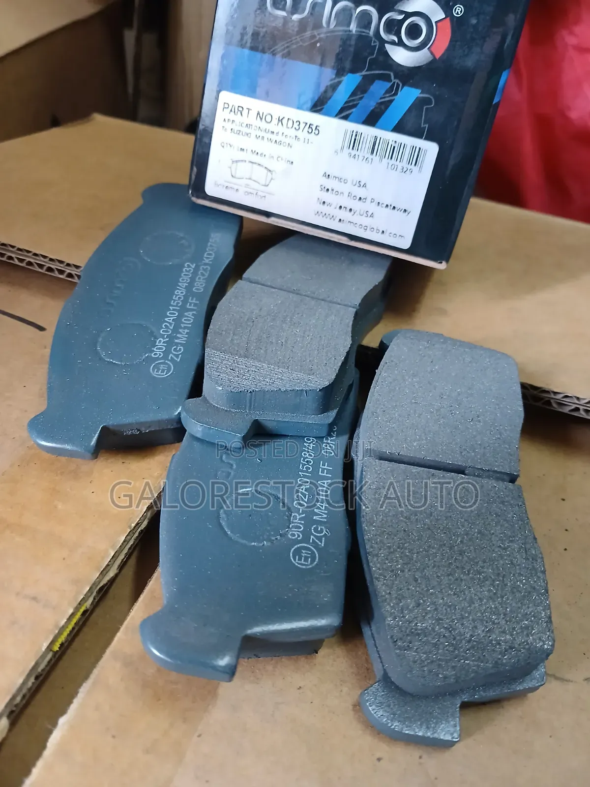 KD3755,Suzuki Alto and Nissan Pino, & Suzuki Wagon R Asimco Breakpads