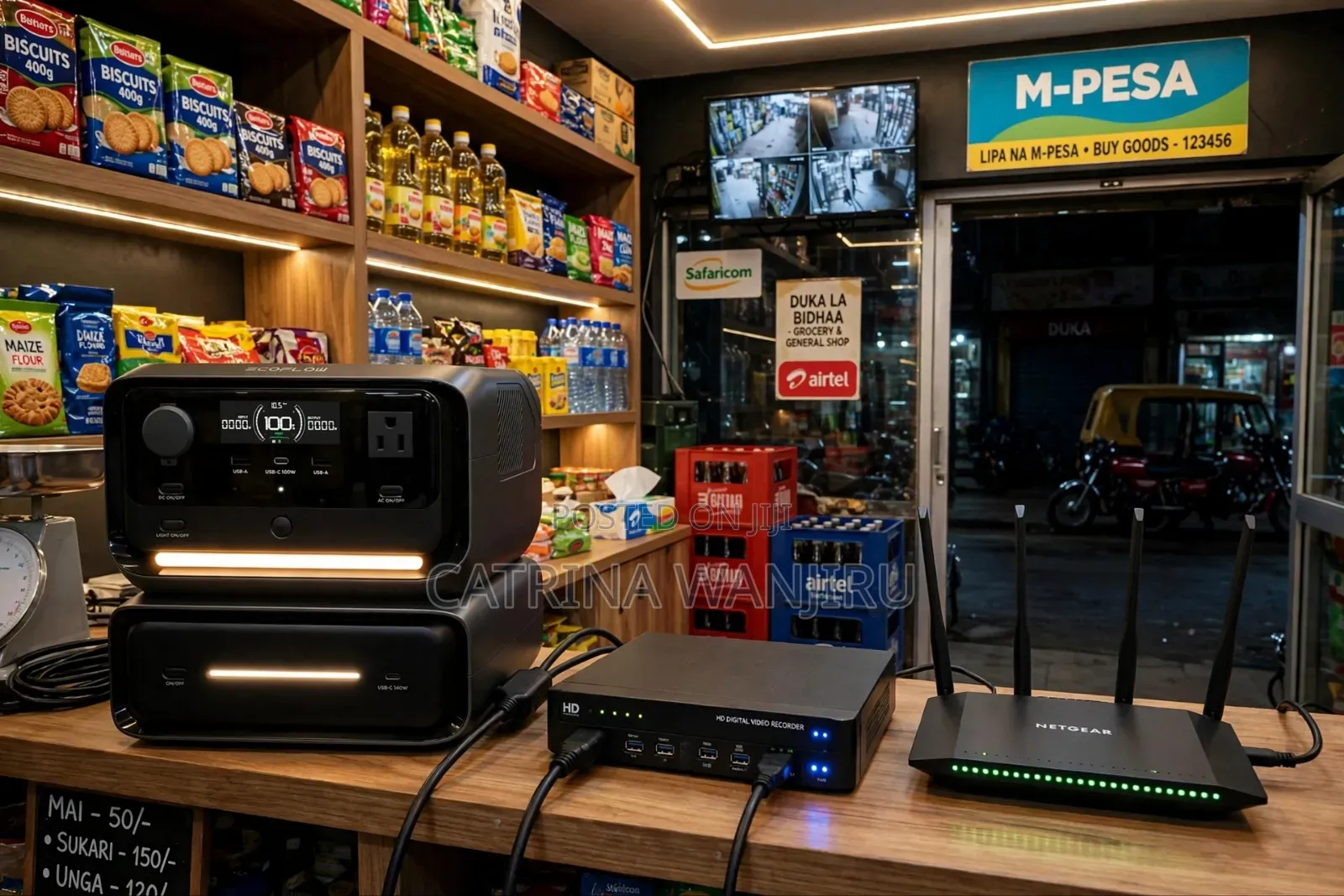 EcoFlowRiver3Plus+EB300 ExtraBattery - 572Wh - CCTV Backup 12 Hours