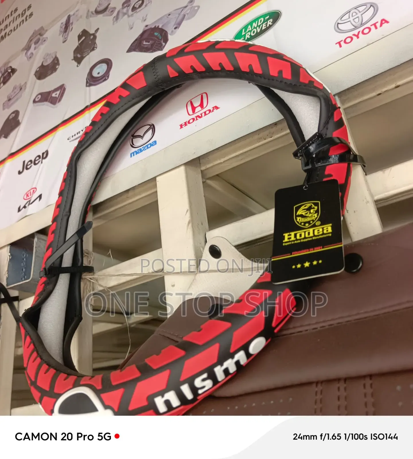 Nissan Nismo Branded Textured Grip Surface Steering Cover