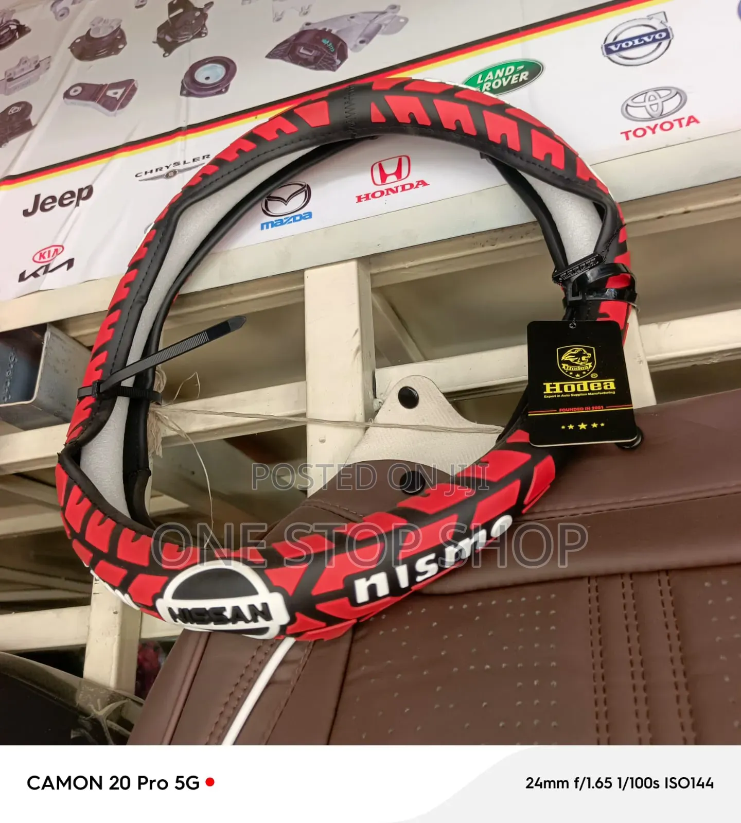 Nissan Nismo Branded Textured Grip Surface Steering Cover