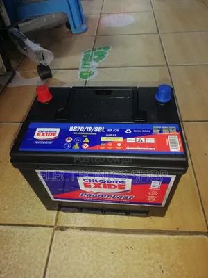 Chloride Exide Powerlast Ns70.12v)65ah Car Battery