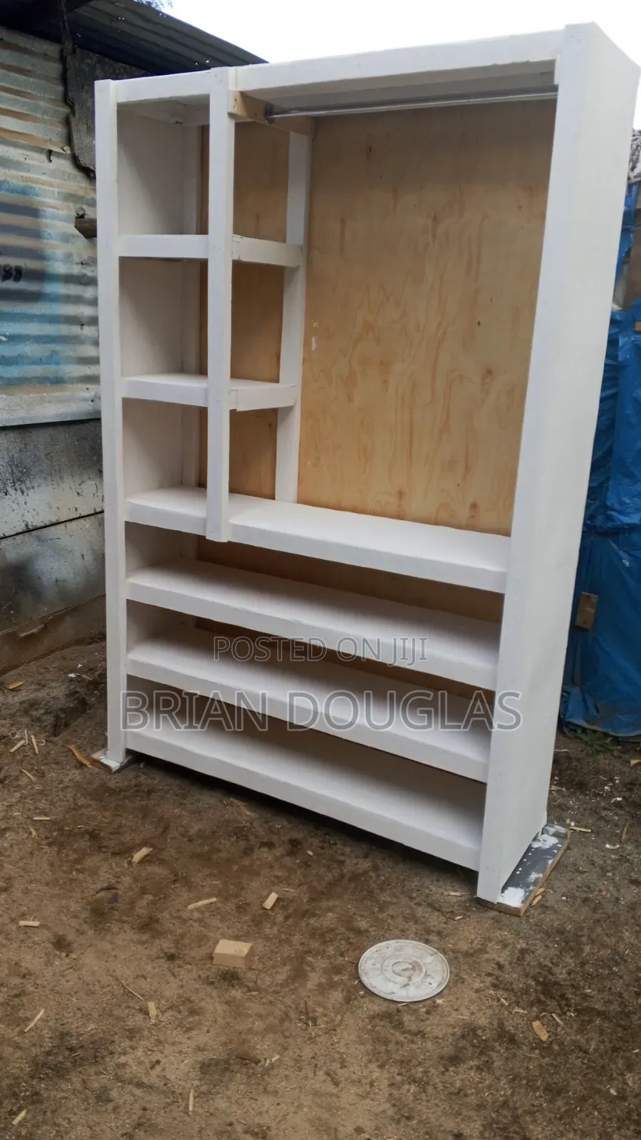 Portable Wooden Wardrobe