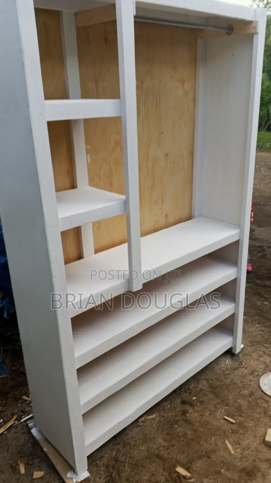 Portable Wooden Wardrobe