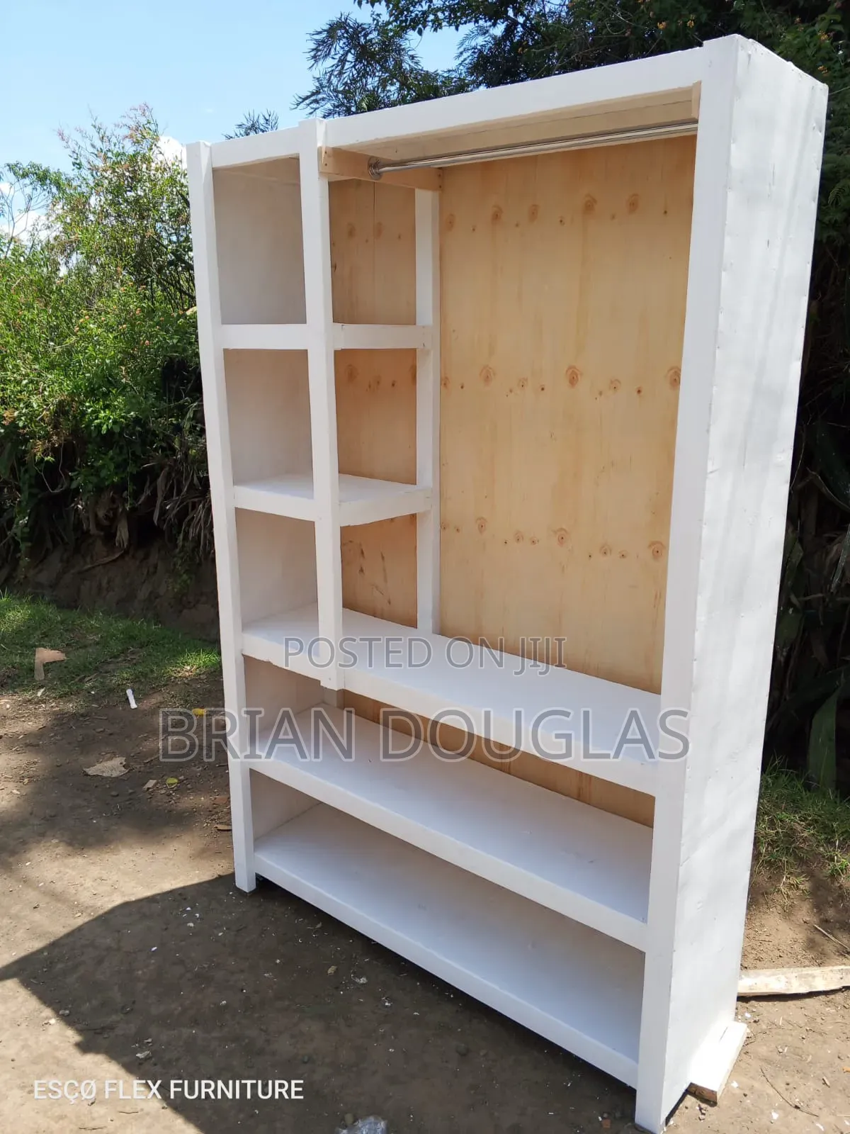 Portable Wooden Wardrobe