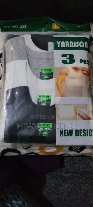 New Plain White Vest