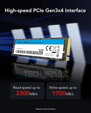 Lexar SSD Nm610pro 500gb Nvme Ge3 2280 Internal Disk 3000mb/S