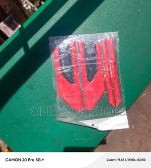 Universal 3D Car Red Reflective Safety Warning Anyi_collision Stickers