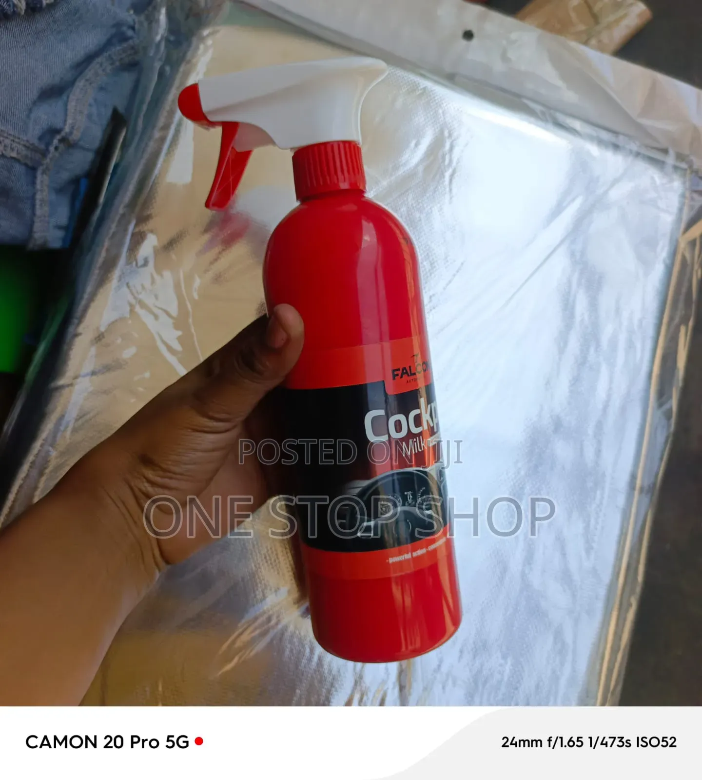 Falcon Cockpit Milk Bottle for Interior Detailing &Protectant