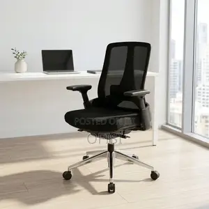Office Chair; Mesh Swivel Orthopedic Office Chair